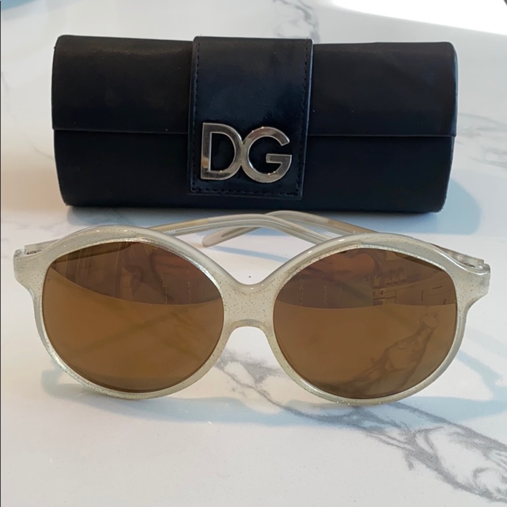D&G Gold Sunglasses